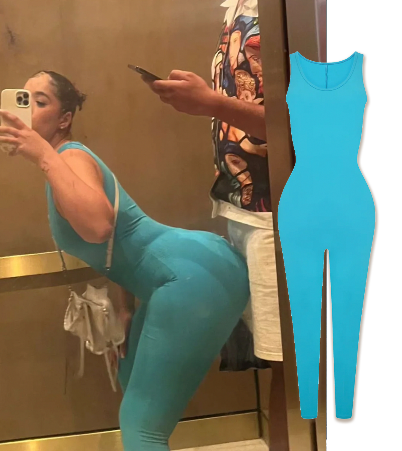 Turquoise Jumpsuit – HoneyzUAE